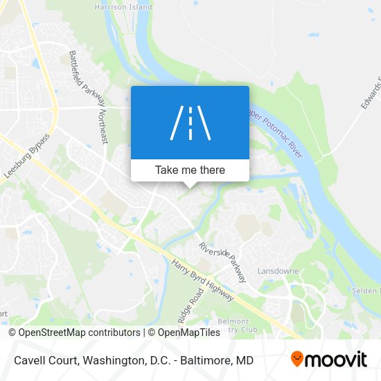 Cavell Court map