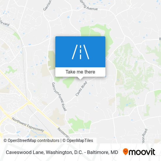 Mapa de Caveswood Lane