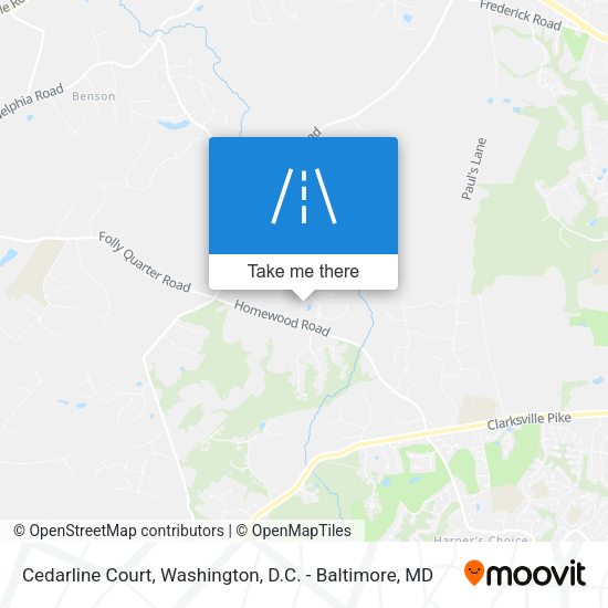 Cedarline Court map