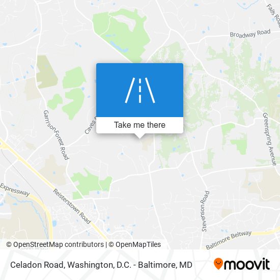 Mapa de Celadon Road