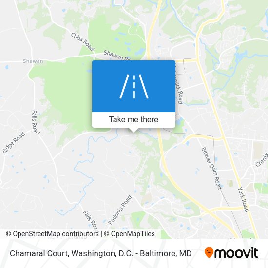Chamaral Court map