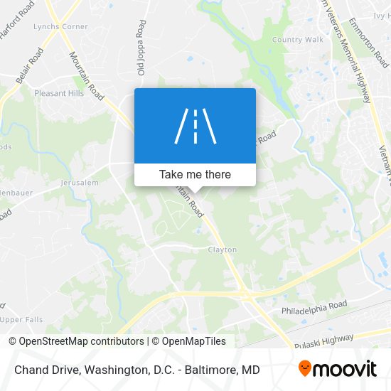 Chand Drive map