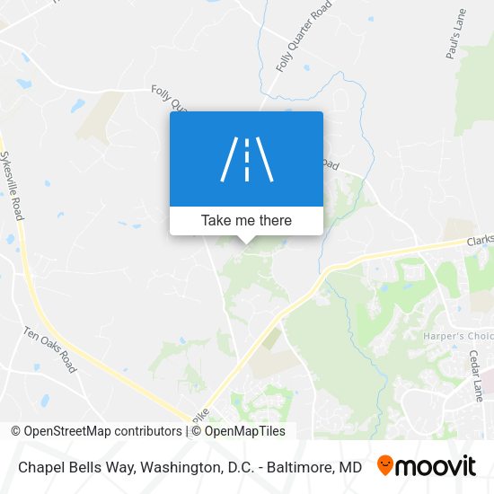 Chapel Bells Way map
