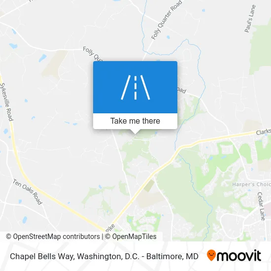 Chapel Bells Way map