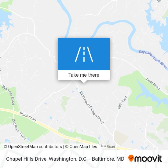 Mapa de Chapel Hills Drive