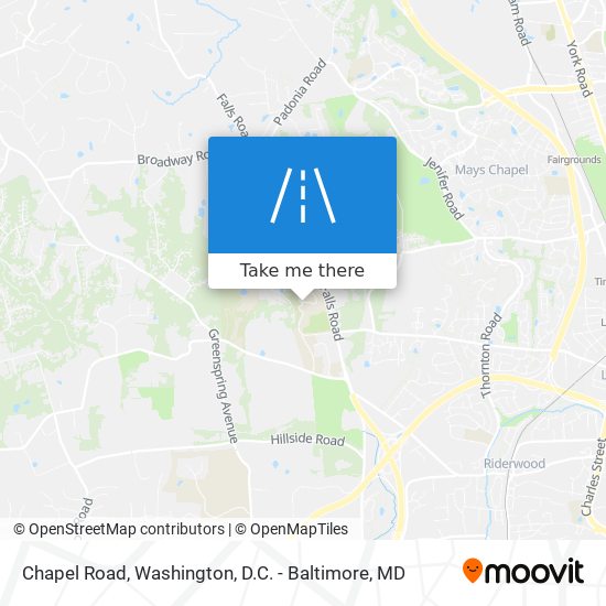 Chapel Road map
