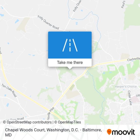 Mapa de Chapel Woods Court