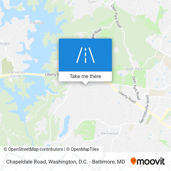 Mapa de Chapeldale Road