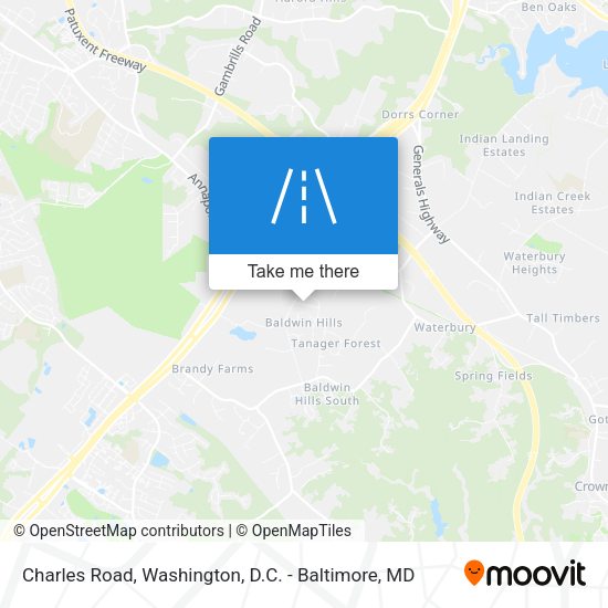 Charles Road map