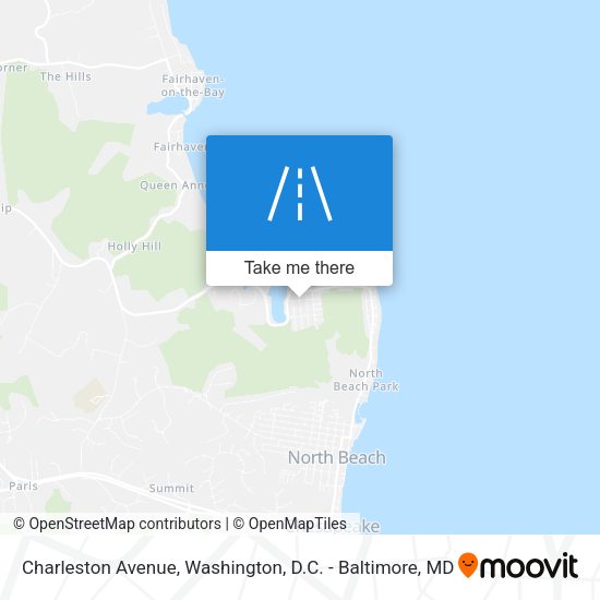 Charleston Avenue map
