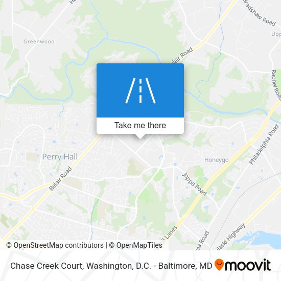 Chase Creek Court map