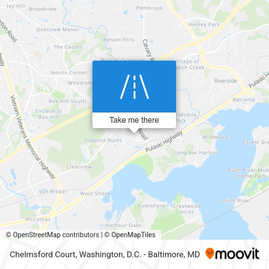 Mapa de Chelmsford Court