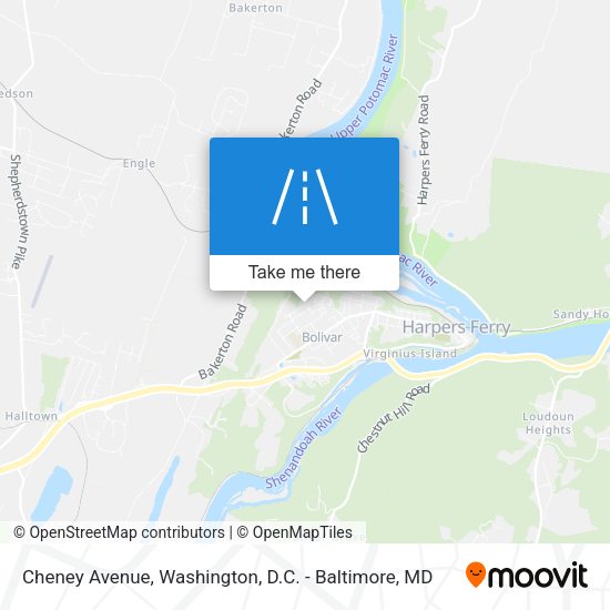 Cheney Avenue map