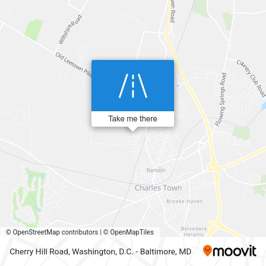 Cherry Hill Road map