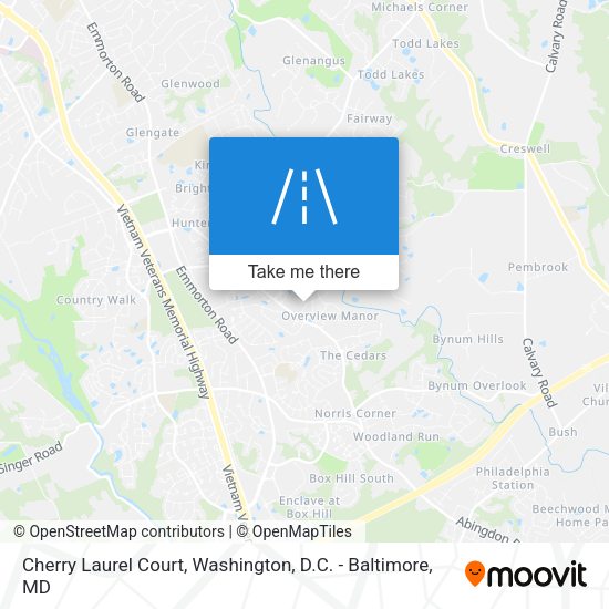 Cherry Laurel Court map