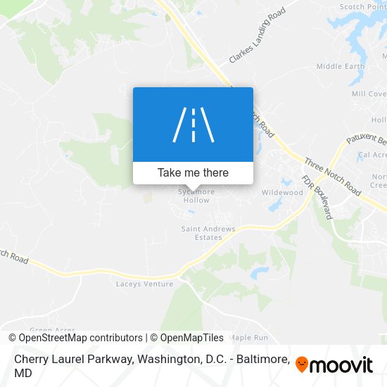 Cherry Laurel Parkway map