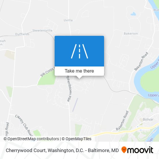Mapa de Cherrywood Court
