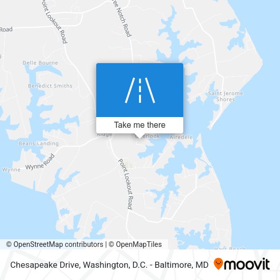 Chesapeake Drive map