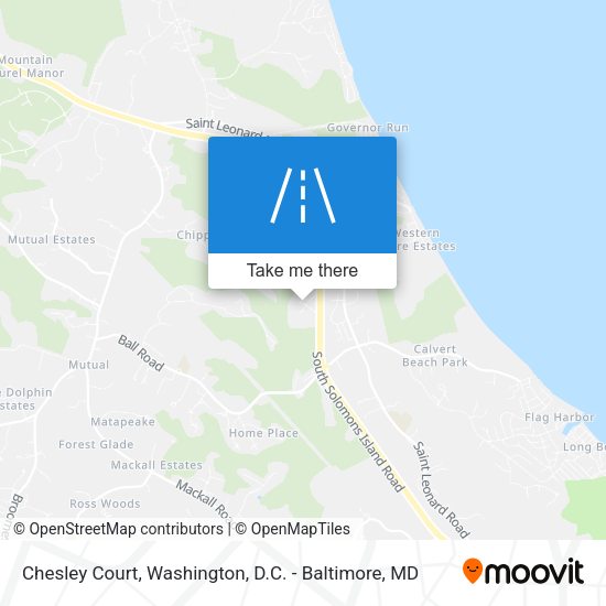 Chesley Court map
