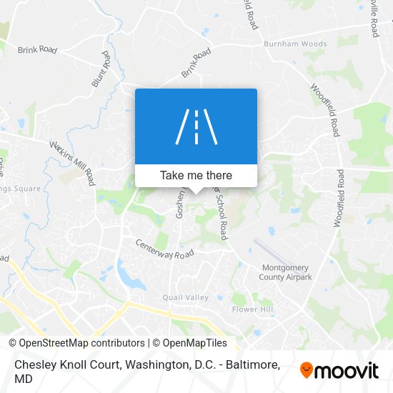 Mapa de Chesley Knoll Court