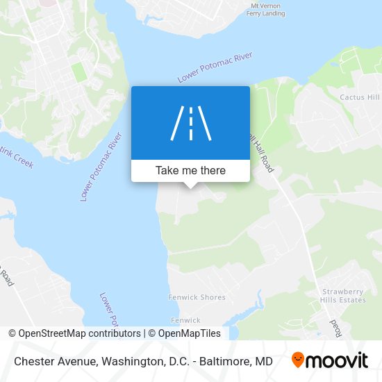 Chester Avenue map