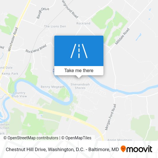 Mapa de Chestnut Hill Drive