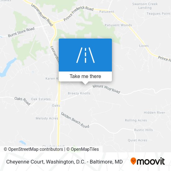 Mapa de Cheyenne Court