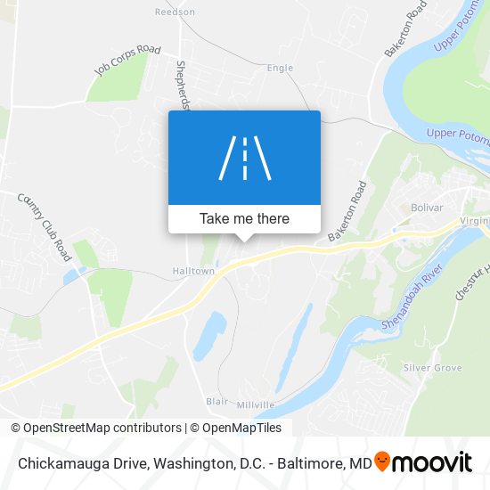 Mapa de Chickamauga Drive