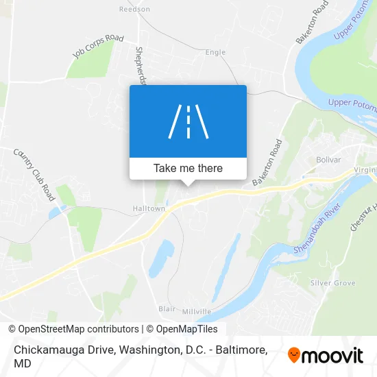 Chickamauga Drive map