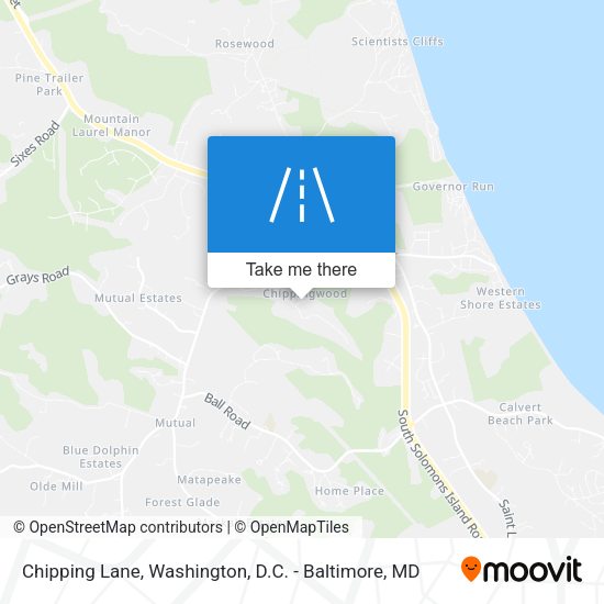 Chipping Lane map