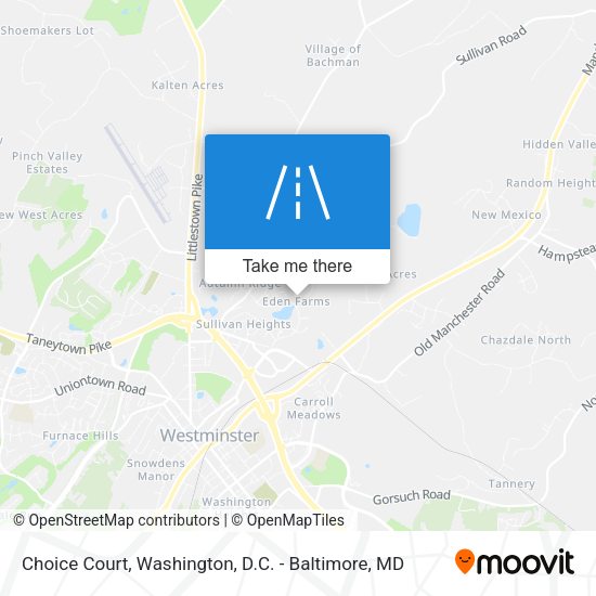 Choice Court map