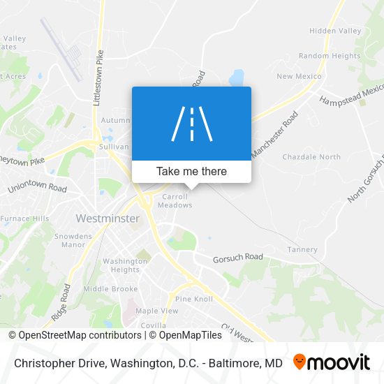 Christopher Drive map