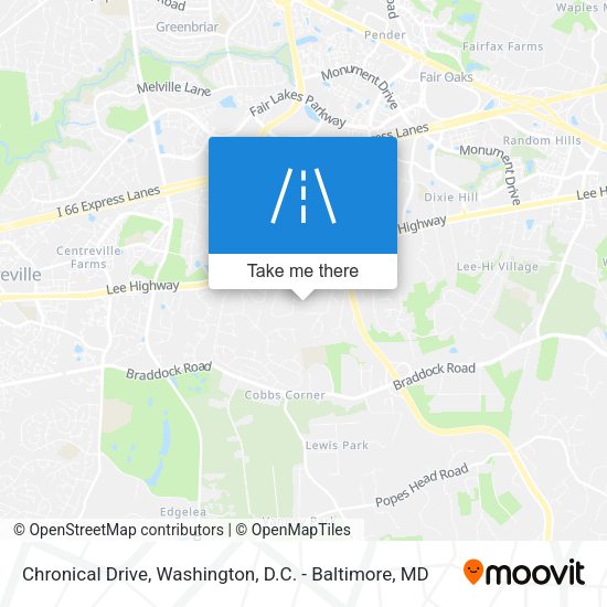 Chronical Drive map