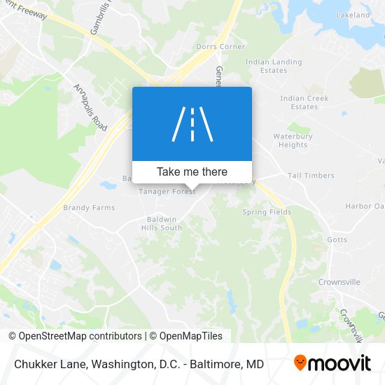 Chukker Lane map