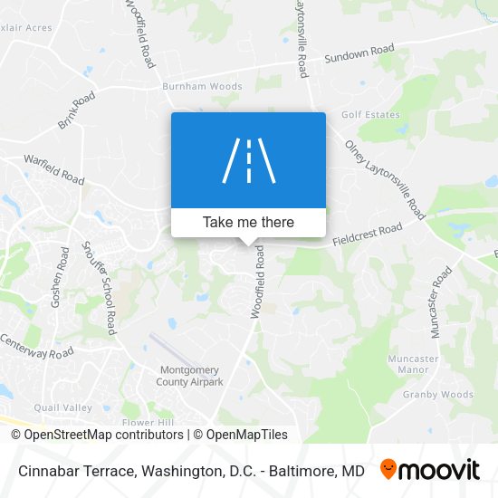 Cinnabar Terrace map