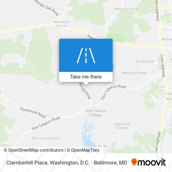 Clamberhill Place map
