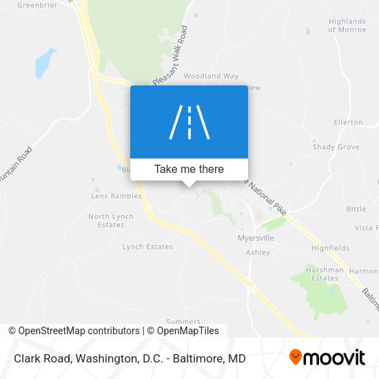Mapa de Clark Road