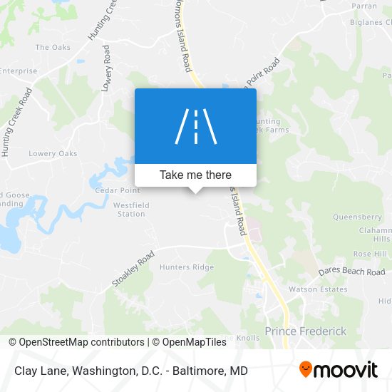Mapa de Clay Lane