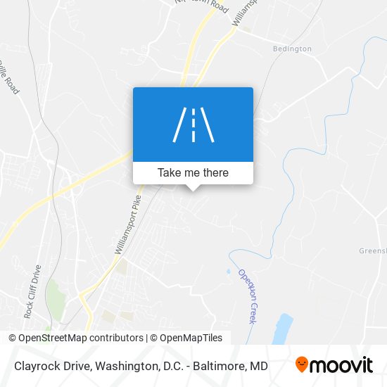 Clayrock Drive map
