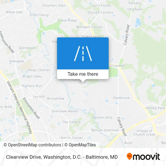 Clearview Drive map