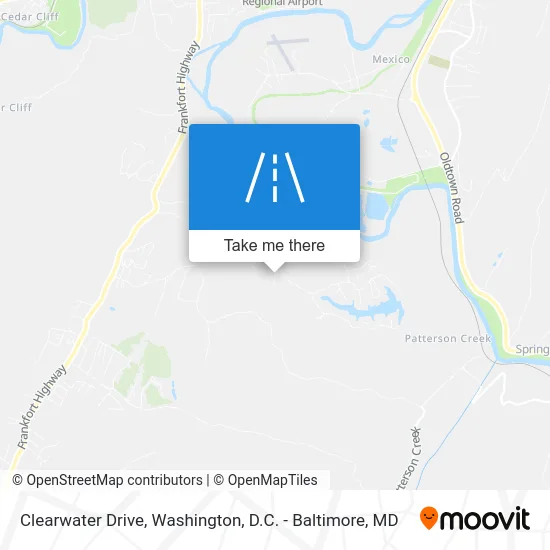 Clearwater Drive map