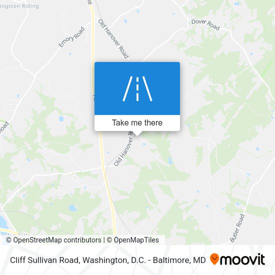 Mapa de Cliff Sullivan Road