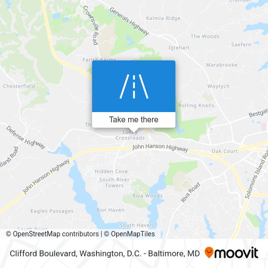 Mapa de Clifford Boulevard