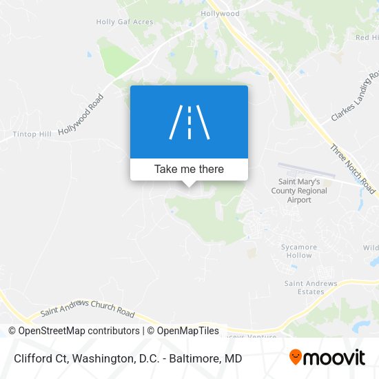 Clifford Ct map