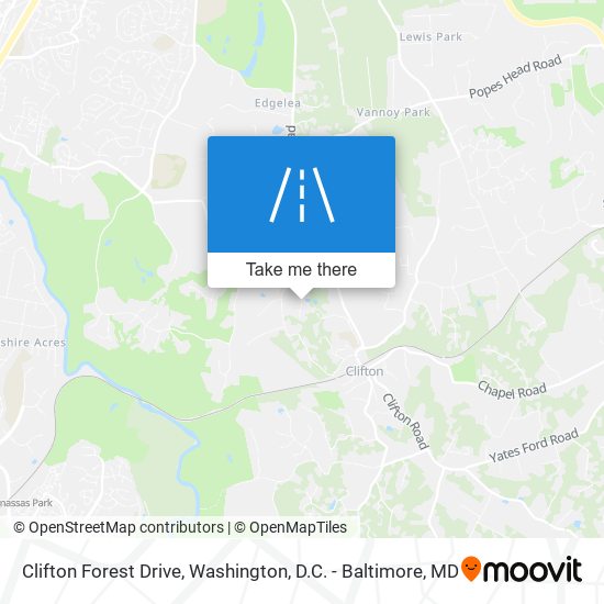 Mapa de Clifton Forest Drive