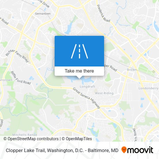 Mapa de Clopper Lake Trail
