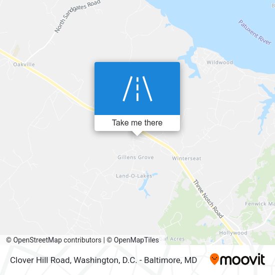 Clover Hill Road map