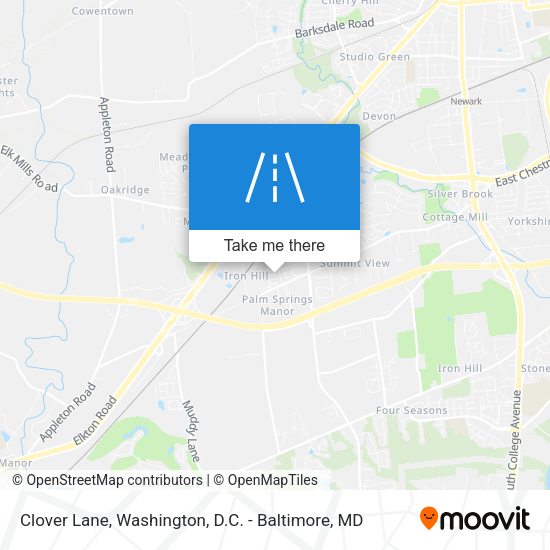 Clover Lane map