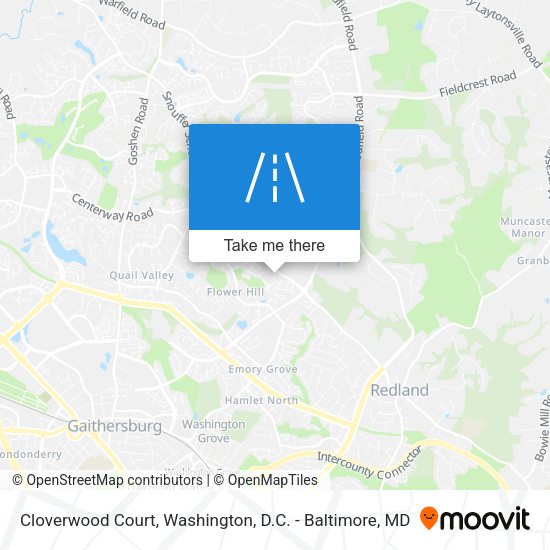 Cloverwood Court map