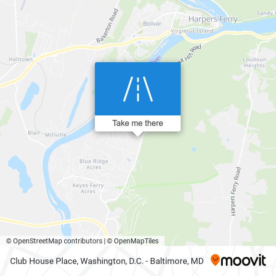 Club House Place map